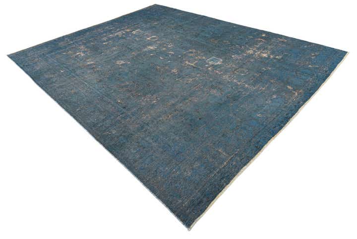 9' x 11' 1 Hand Knotted Ultra Vintage Persian Wool Rug