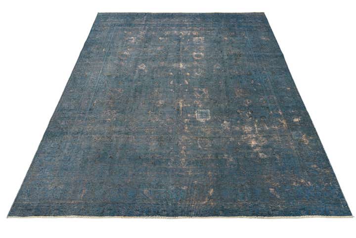 9' x 11' 1 Hand Knotted Ultra Vintage Persian Wool Rug