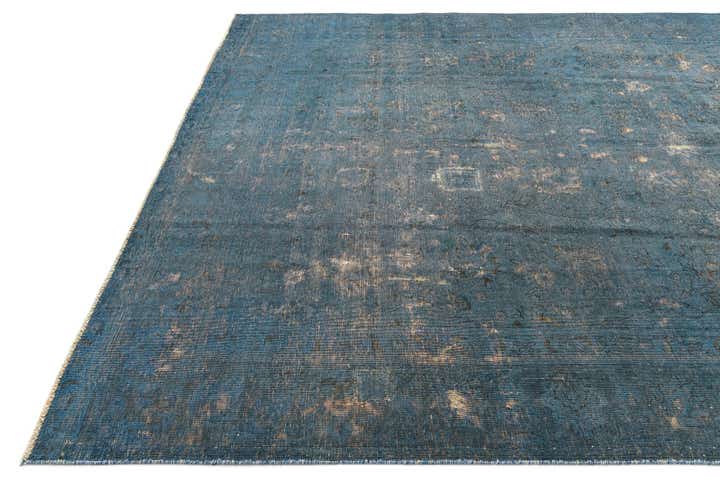9' x 11' 1 Hand Knotted Ultra Vintage Persian Wool Rug