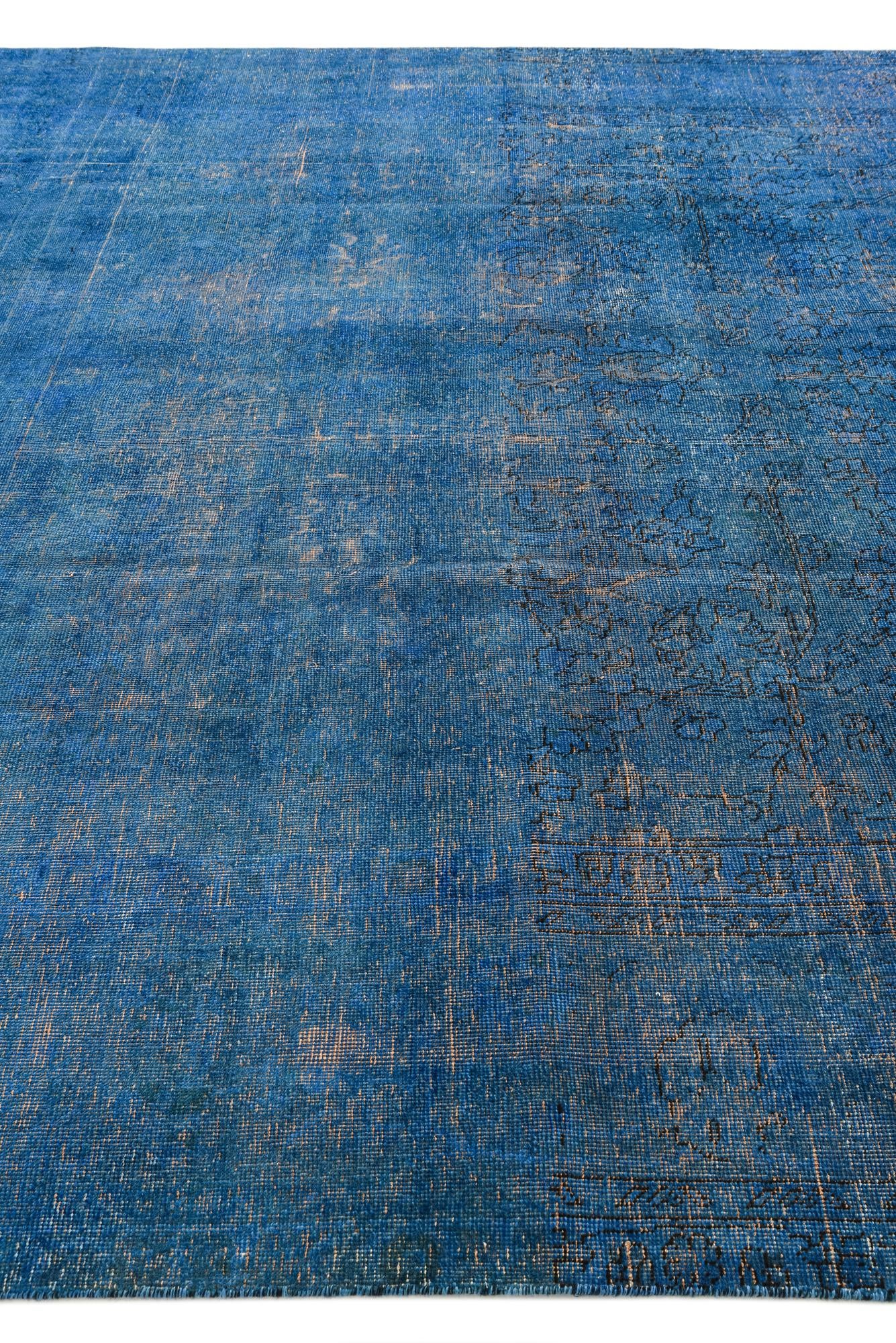 9' 8 x 12' 10 Hand Knotted Ultra Vintage Persian Wool Rug