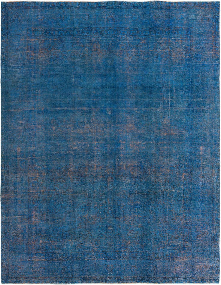 Detail image of 9' 8 x 12' 10 Hand Knotted Ultra Vintage Persian Wool Rug