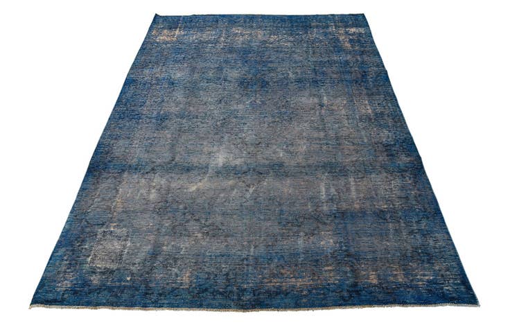 Detail image of 7' 10 x 11' 5 Hand Knotted Ultra Vintage Persian Wool Rug