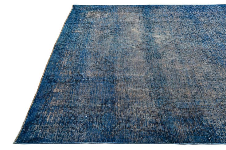 Detail image of 7' 10 x 11' 5 Hand Knotted Ultra Vintage Persian Wool Rug