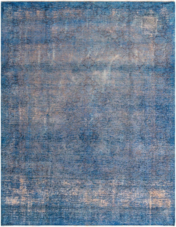Detail image of 7' 10 x 11' 5 Hand Knotted Ultra Vintage Persian Wool Rug