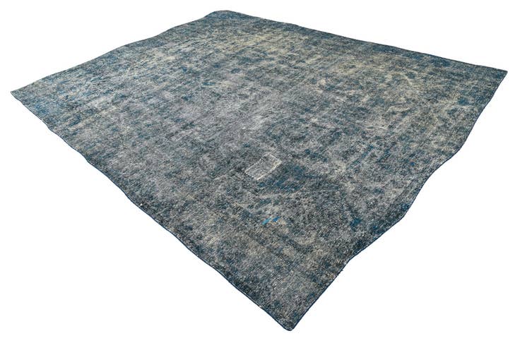 Detail image of 9' 2 x 11' 9 Hand Knotted Ultra Vintage Persian Wool Rug