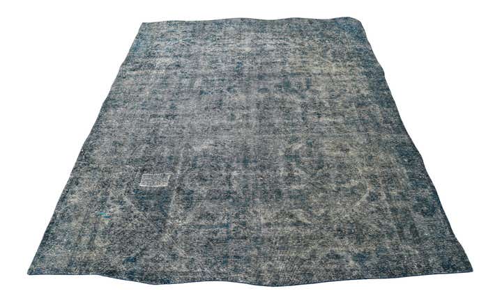 9' 2 x 11' 9 Hand Knotted Ultra Vintage Persian Wool Rug