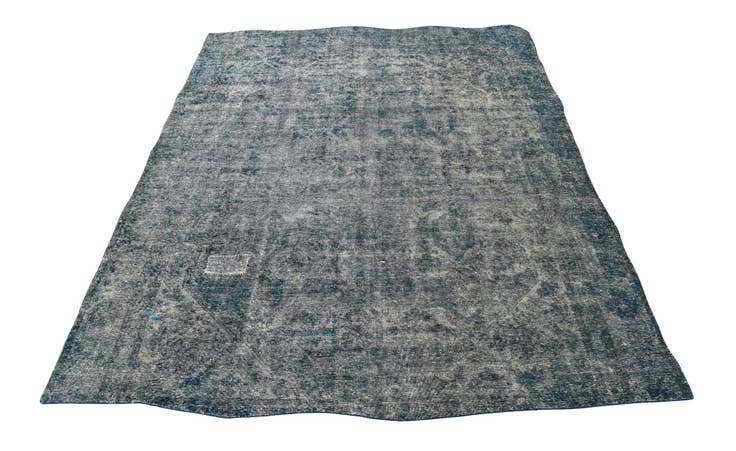 Detail image of 9' 2 x 11' 9 Hand Knotted Ultra Vintage Persian Wool Rug