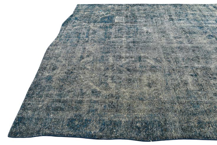Detail image of 9' 2 x 11' 9 Hand Knotted Ultra Vintage Persian Wool Rug
