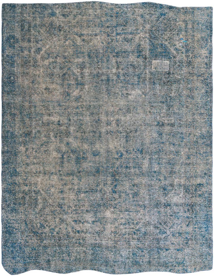 Detail image of 9' 2 x 11' 9 Hand Knotted Ultra Vintage Persian Wool Rug