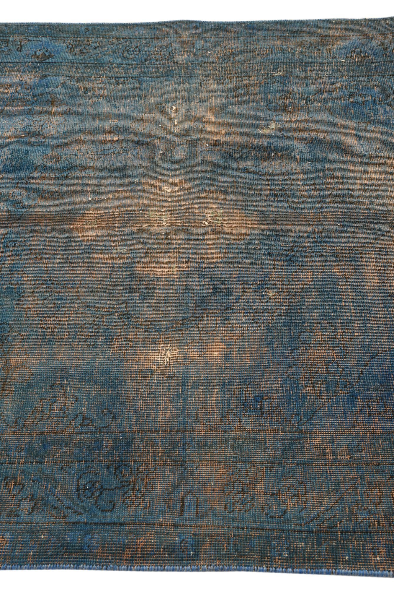 4' 7 x 6' 5 Hand Knotted Ultra Vintage Persian Wool Rug
