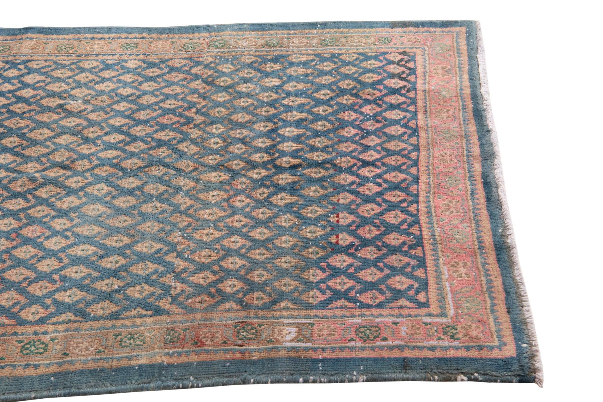 3' 8 x 4' 8 Hand Knotted Ultra Vintage Persian Wool Rug
