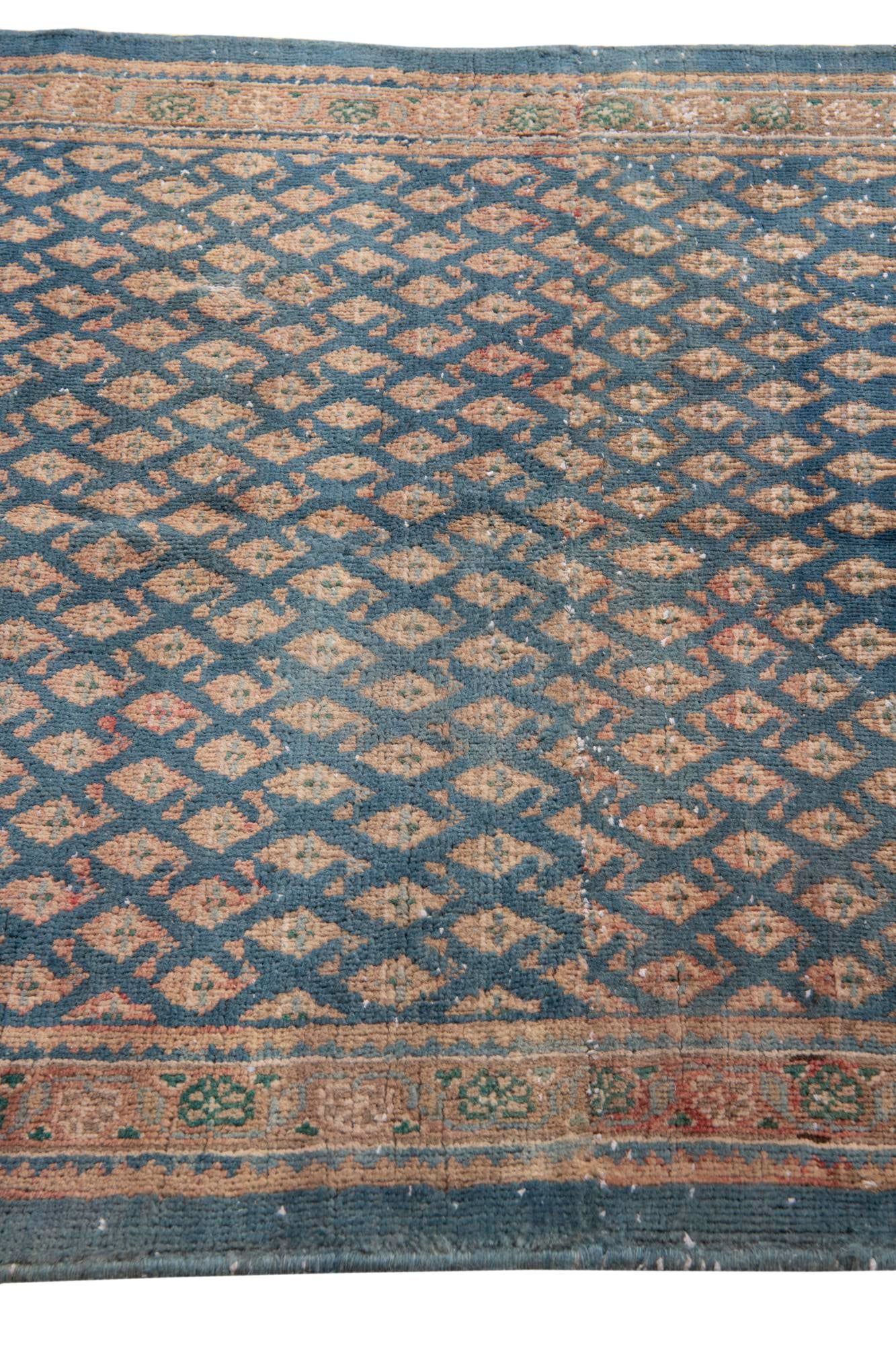 3' 8 x 4' 8 Hand Knotted Ultra Vintage Persian Wool Rug