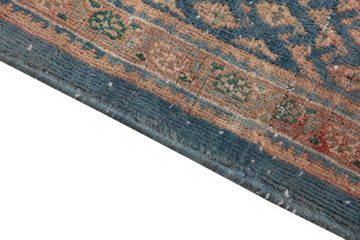 Detail image of 3' 8 x 4' 8 Hand Knotted Ultra Vintage Persian Wool Rug