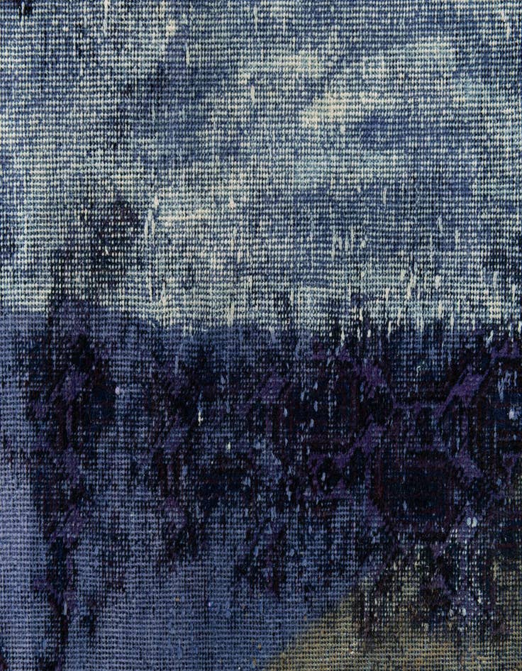 Detail image of 3' 9 x 4' 10  Hand Knotted Ultra Vintage Persian Wool Rug