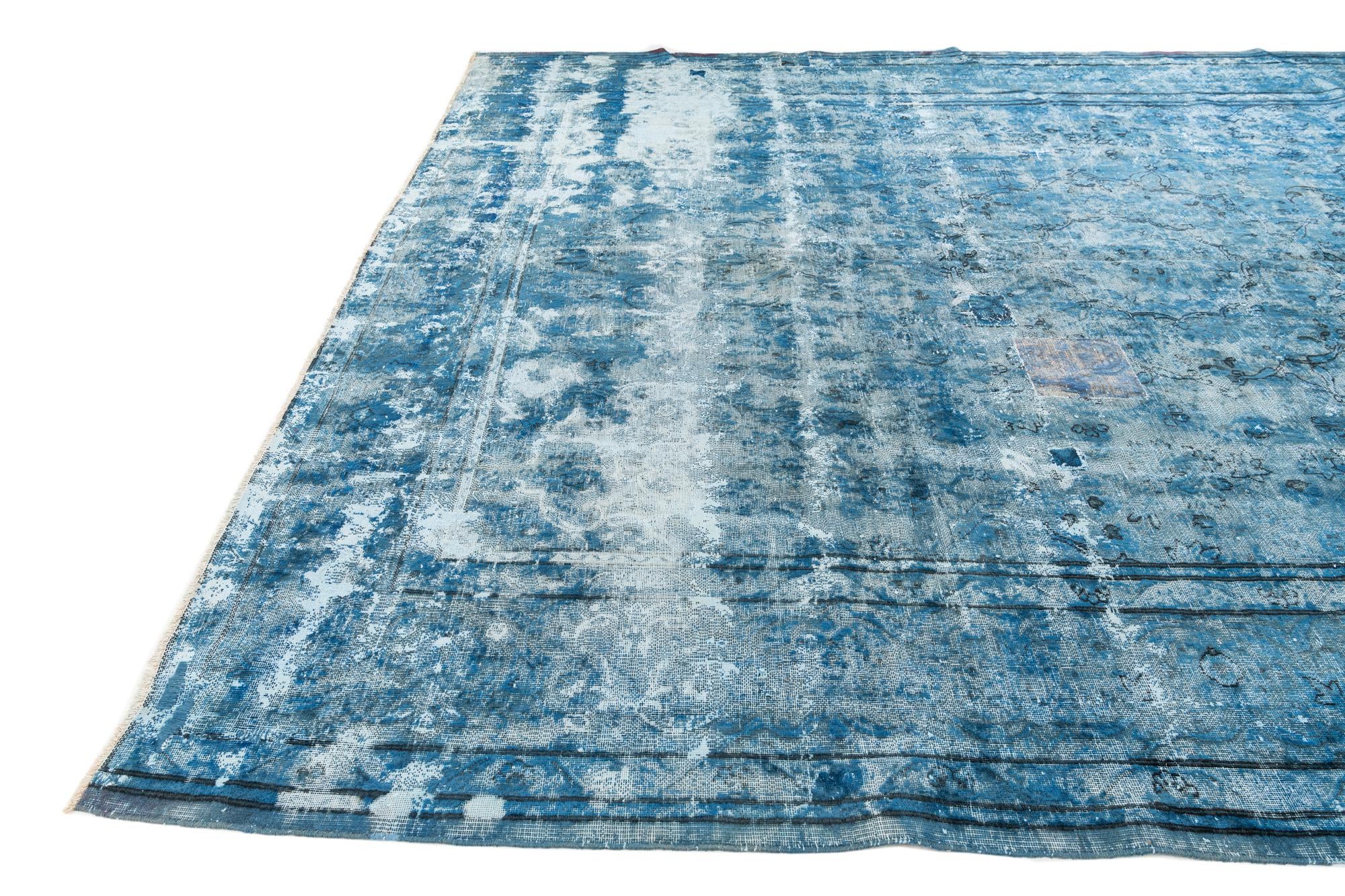 10' 1 x 13' 1 Hand Knotted Ultra Vintage Persian Wool Rug