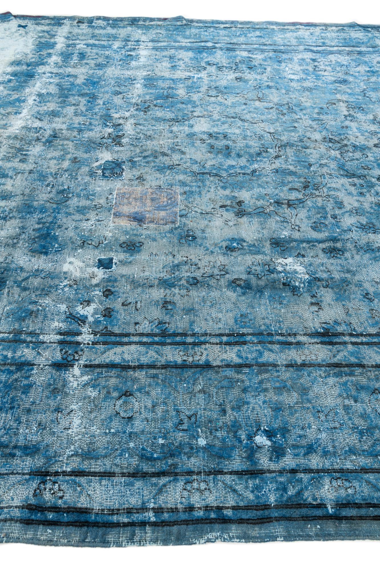 10' 1 x 13' 1 Hand Knotted Ultra Vintage Persian Wool Rug