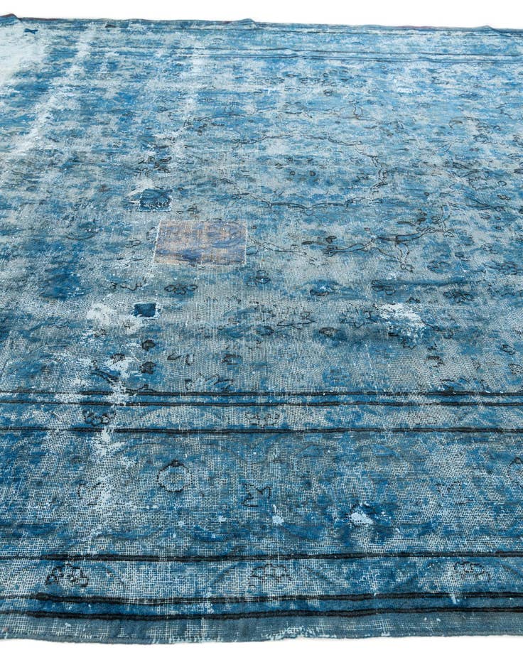 Detail image of 10' 1 x 13' 1  Hand Knotted Ultra Vintage Persian Wool Rug