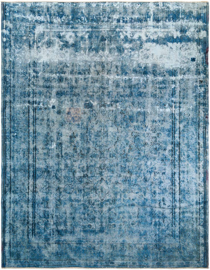 Detail image of 10' 1 x 13' 1 Hand Knotted Ultra Vintage Persian Wool Rug