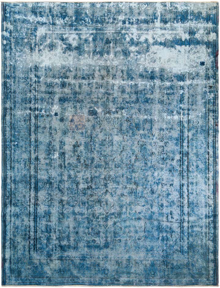 10' 1 x 13' 1 Hand Knotted Ultra Vintage Persian Wool Rug