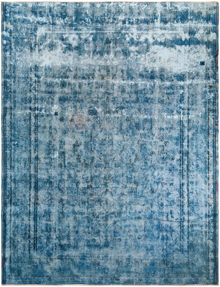 Detail image of 10' 1 x 13' 1 Hand Knotted Ultra Vintage Persian Wool Rug