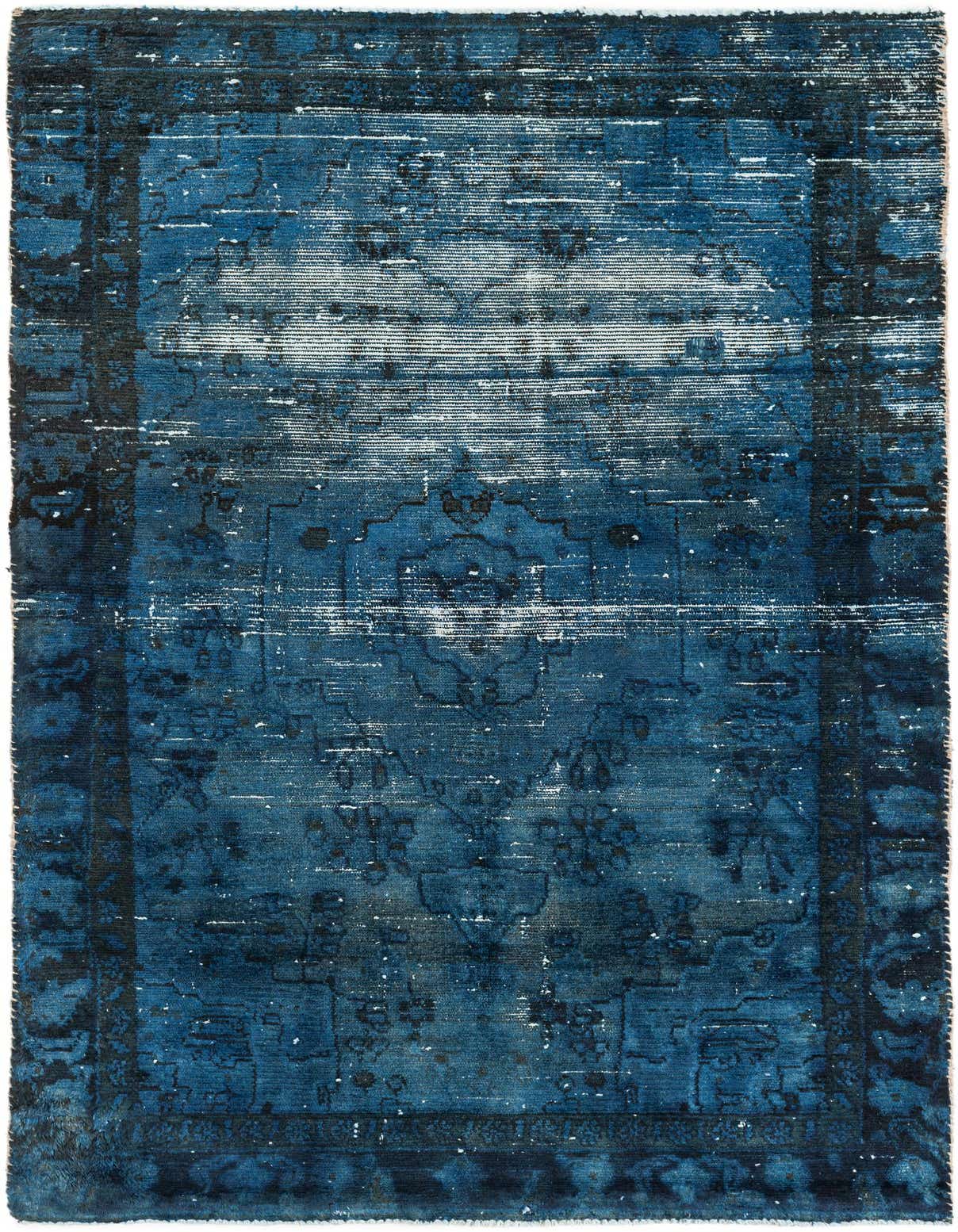 Primary image 4' x 6' 5  Hand Knotted Ultra Vintage Persian Wool Rug