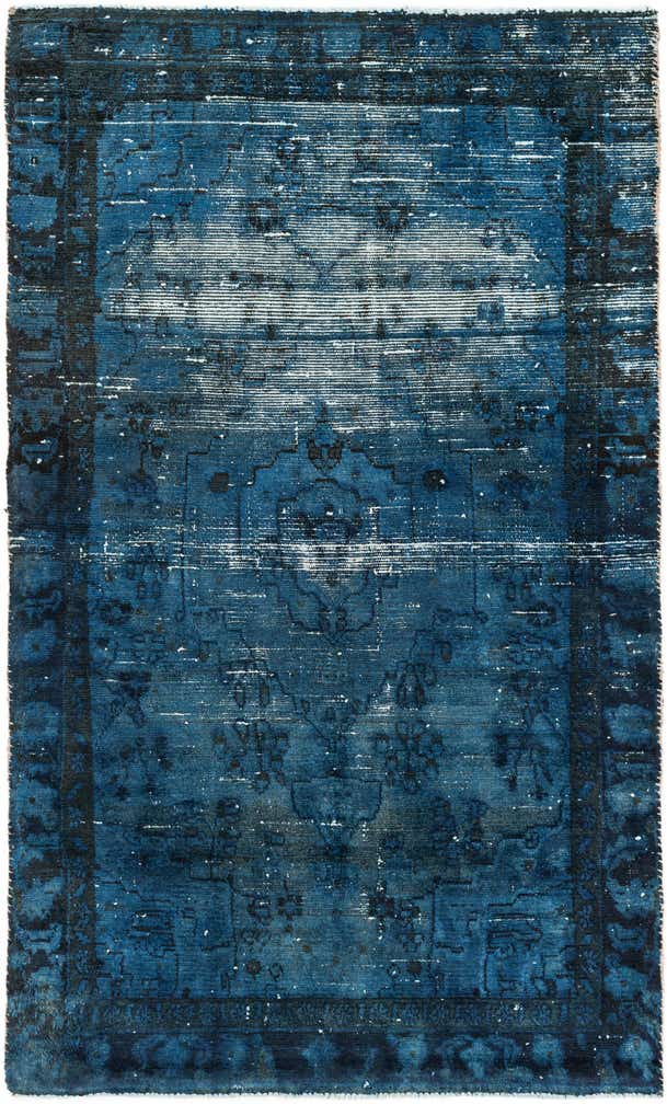 4' x 6' 5 Hand Knotted Ultra Vintage Persian Wool Rug