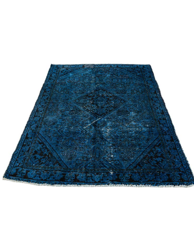 Detail image of 4' 3 x 6' 4 Hand Knotted Ultra Vintage Persian Wool Rug