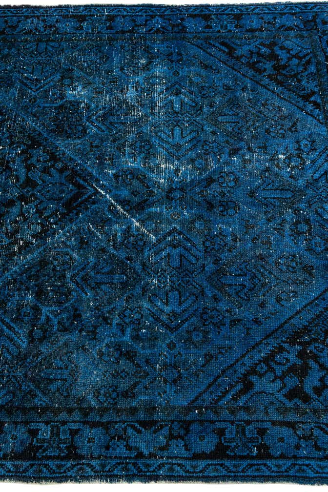 4' 3 x 6' 4 Hand Knotted Ultra Vintage Persian Wool Rug