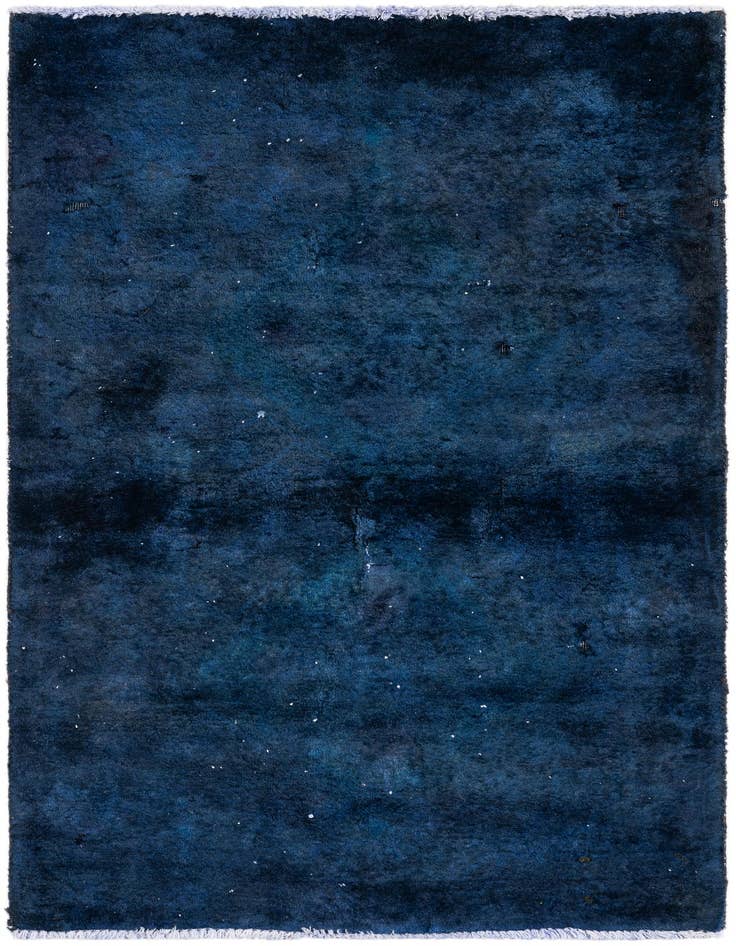 Detail image of 2' 6 x 4' 6 Hand Knotted Ultra Vintage Persian Wool Rug