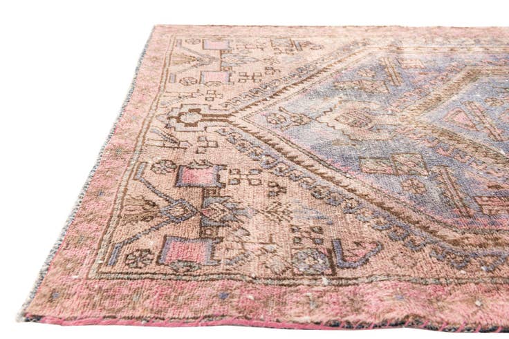 Detail image of 3' 5 x 5' 5 Hand Knotted Ultra Vintage Persian Wool Rug