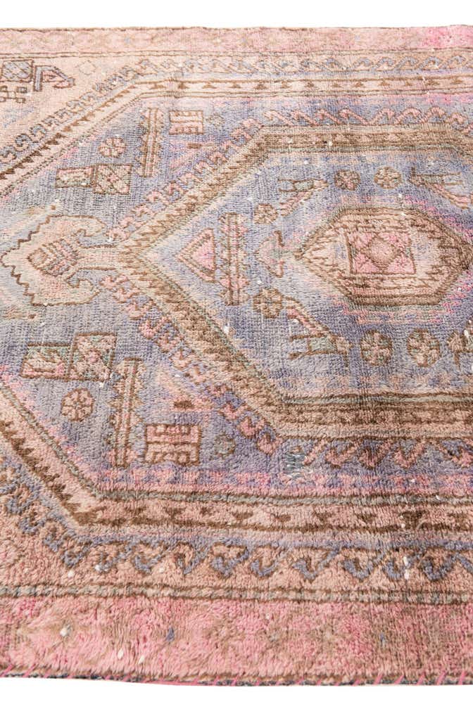 3' 5 x 5' 5 Hand Knotted Ultra Vintage Persian Wool Rug