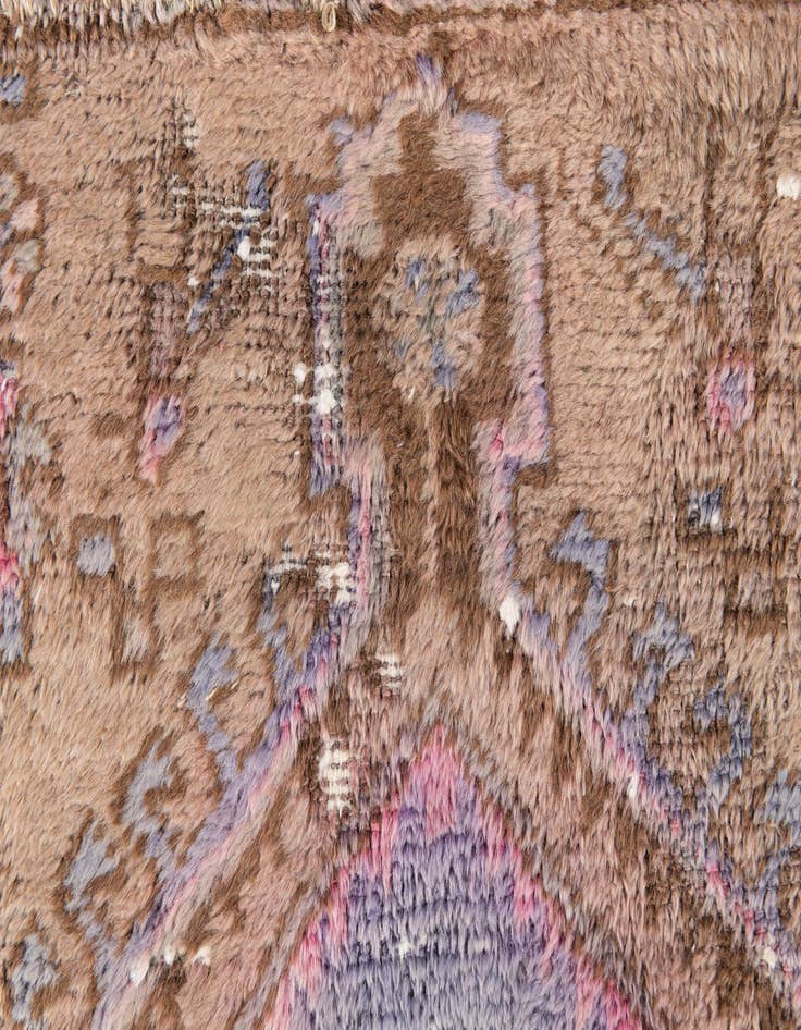 Detail image of 3' 5 x 5' 5  Hand Knotted Ultra Vintage Persian Wool Rug