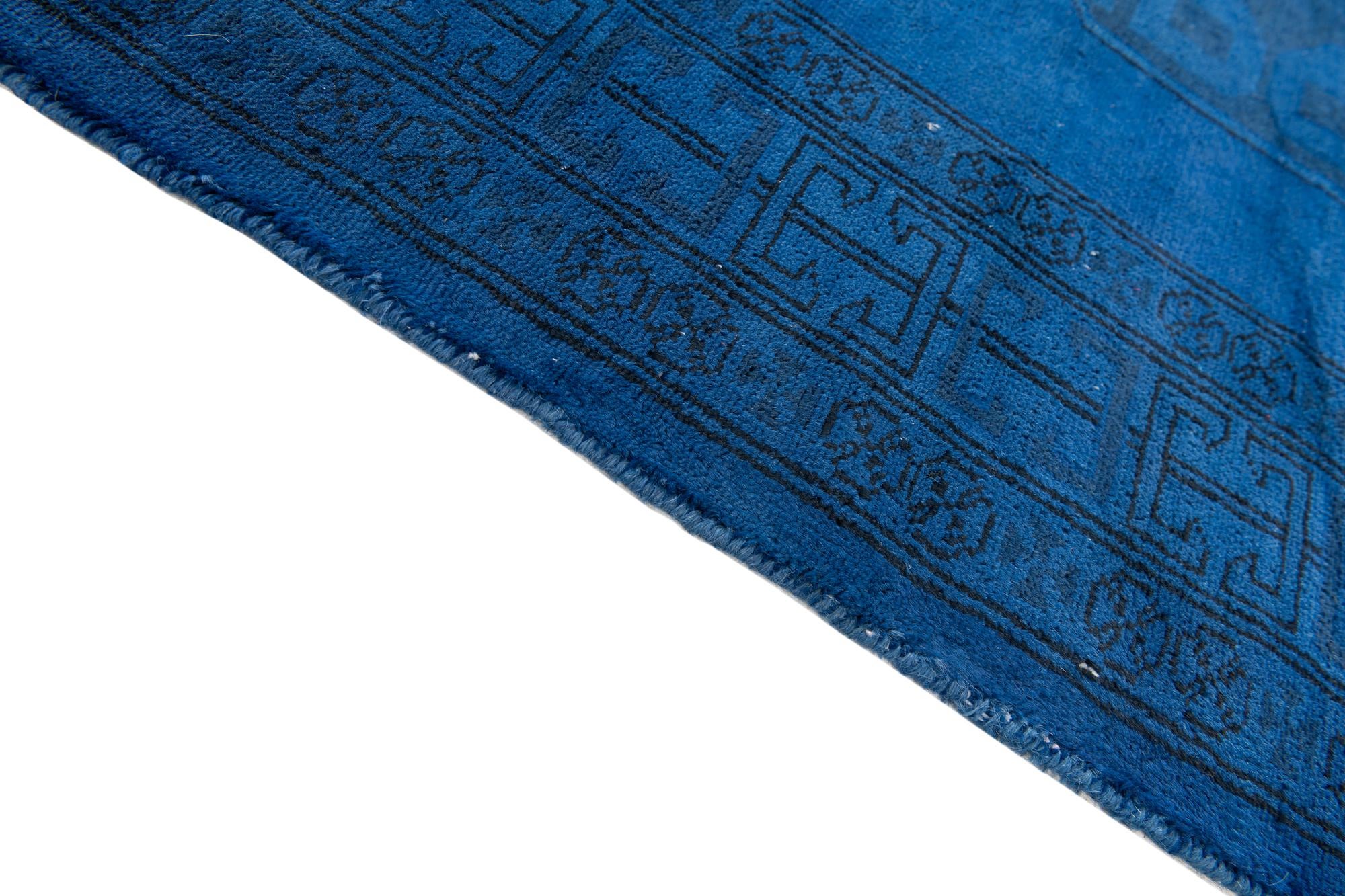 125cm x 175cm anudado a mano Ultra Vintage Alfombra Persa Lana