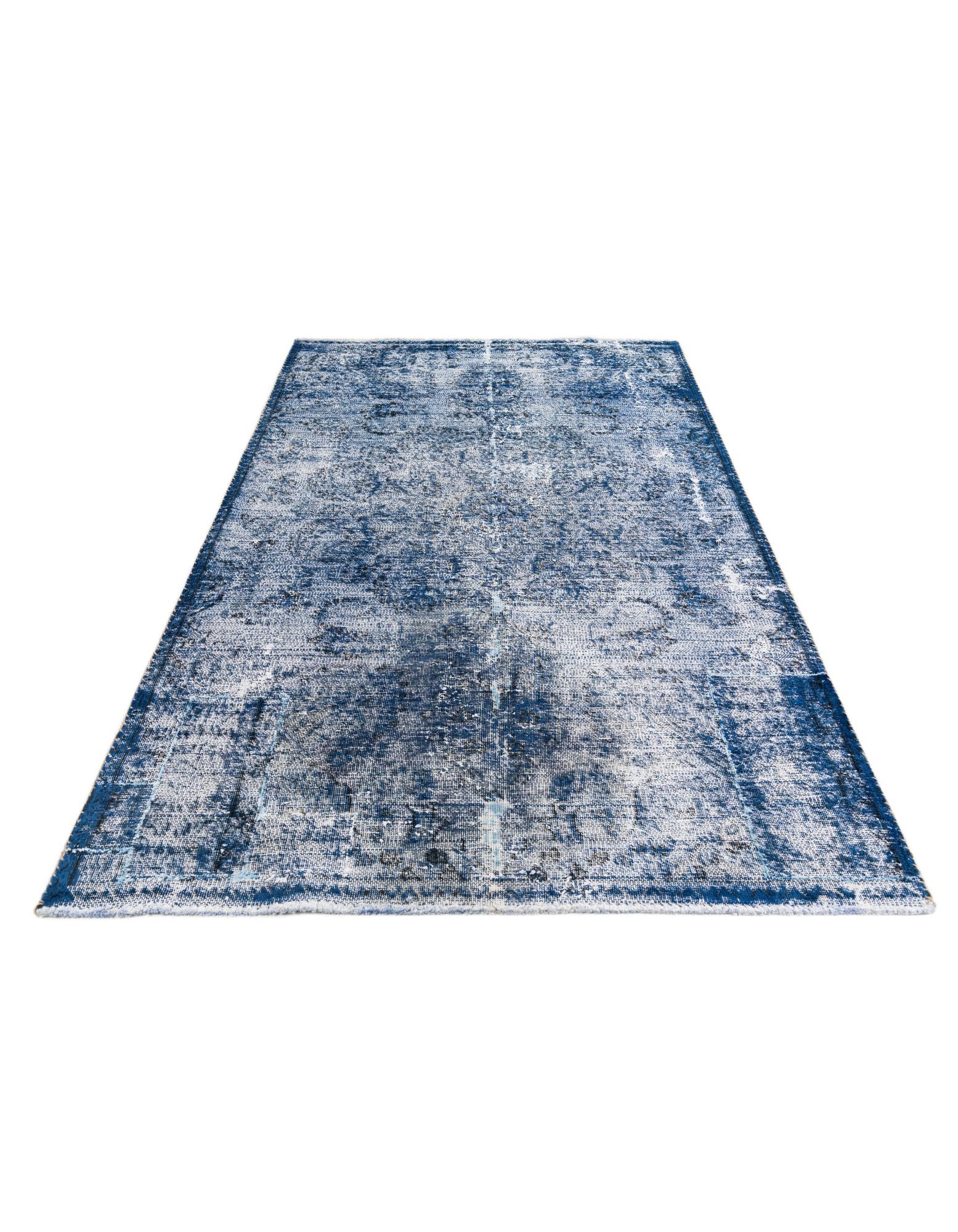 4' 4 x 7' 2 Hand Knotted Ultra Vintage Persian Wool Rug