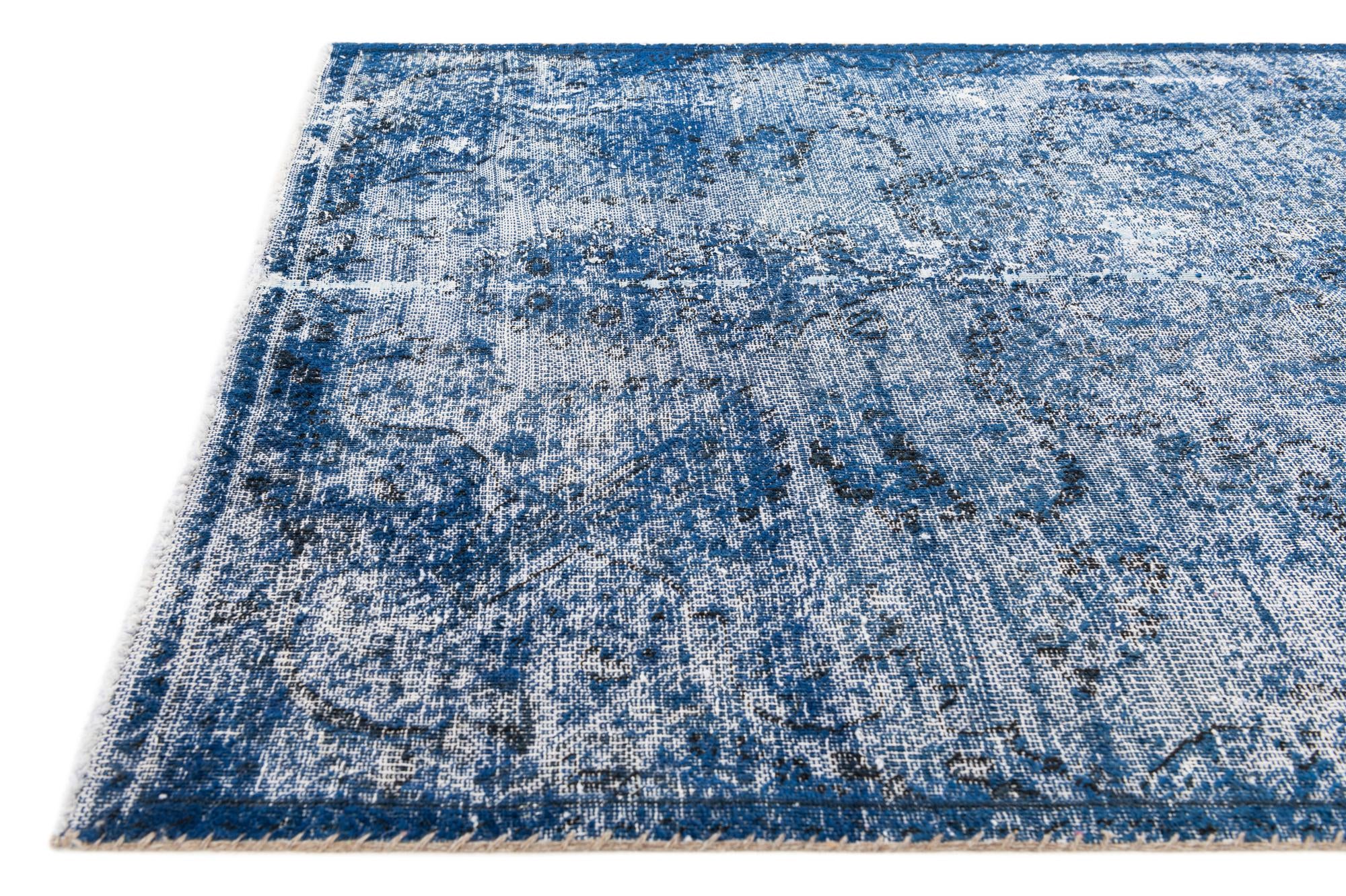 4' 4 x 7' 2 Hand Knotted Ultra Vintage Persian Wool Rug