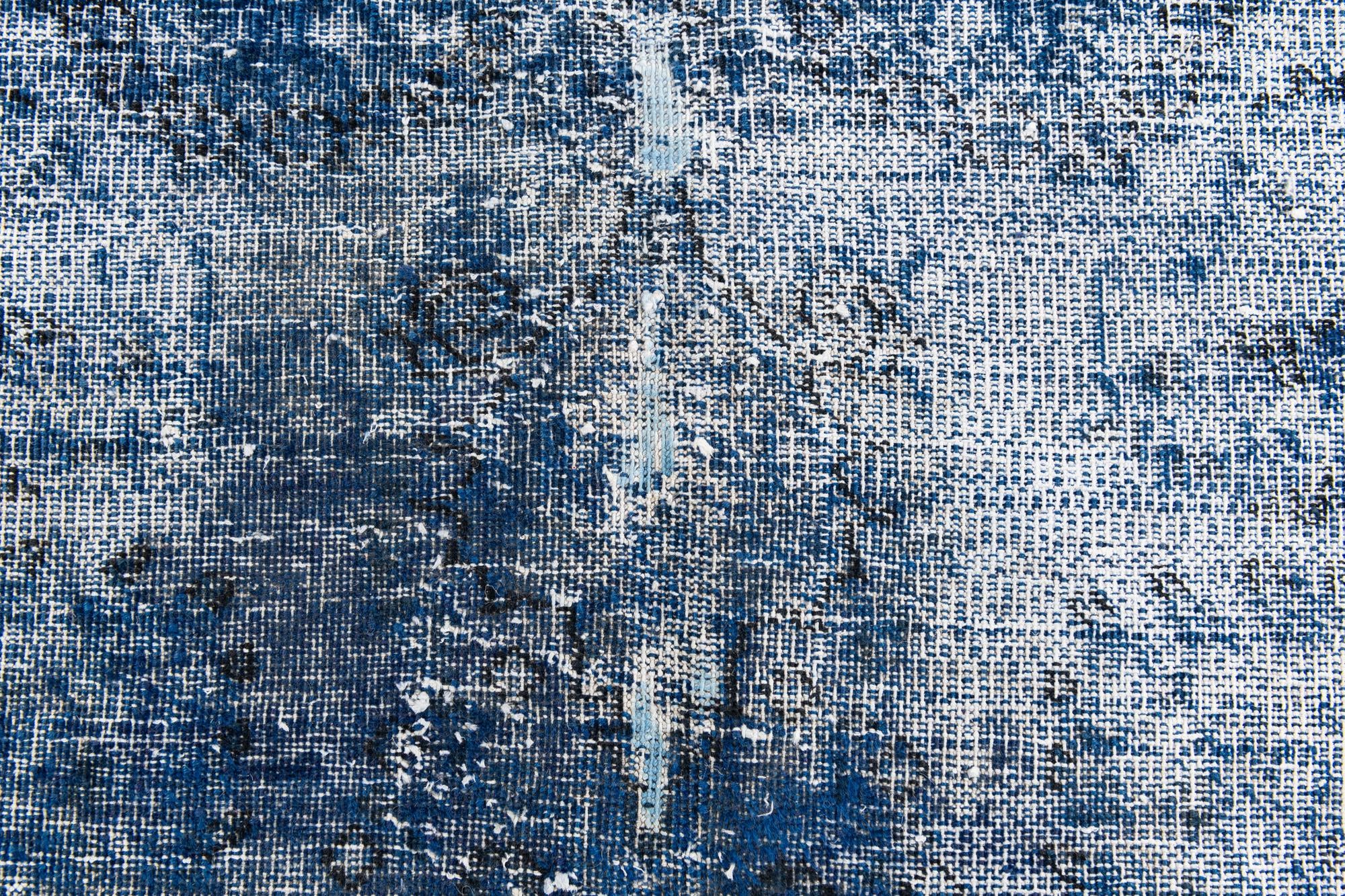 4' 4 x 7' 2 Hand Knotted Ultra Vintage Persian Wool Rug