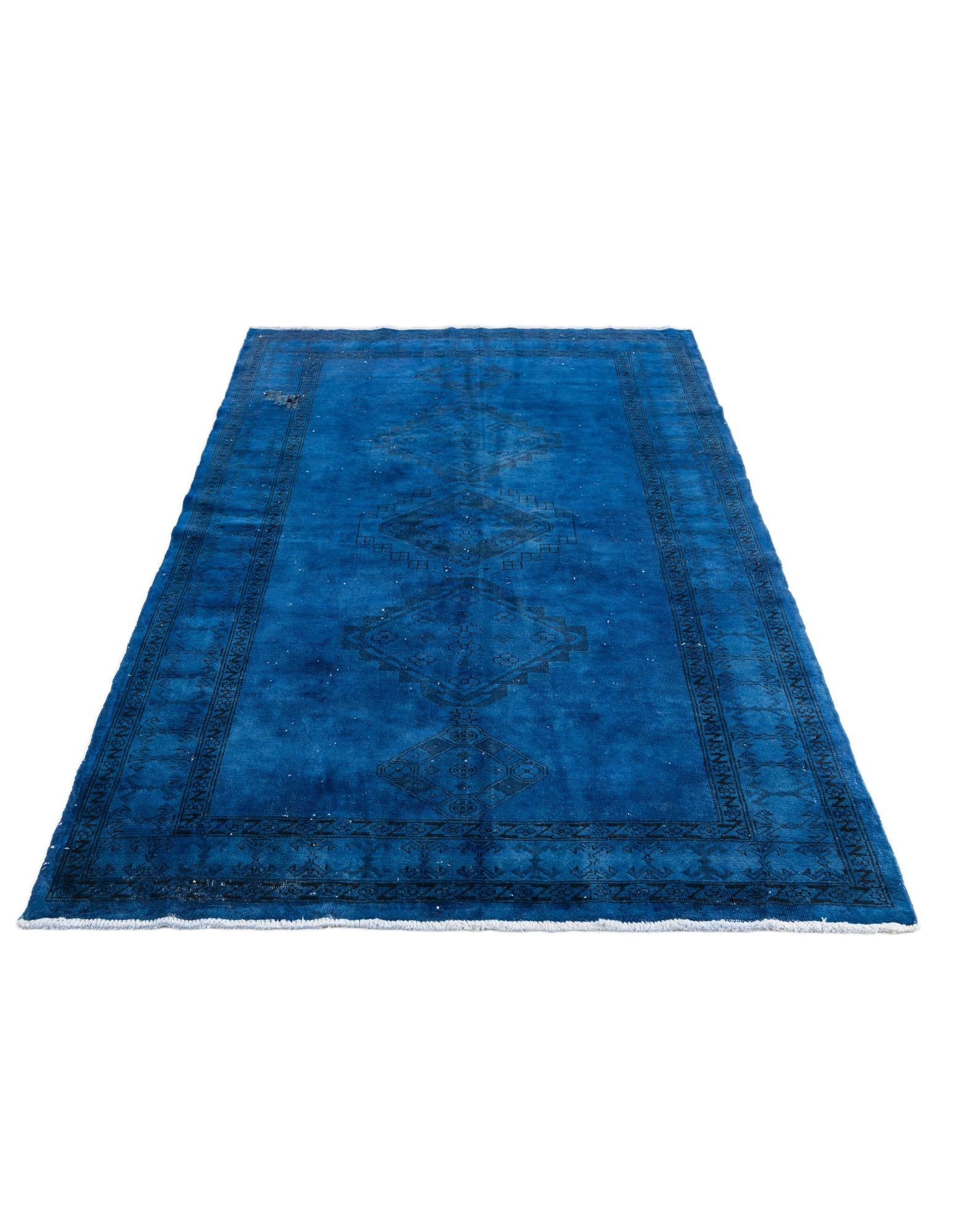 4' 3 x 6' 2 Hand Knotted Ultra Vintage Persian Wool Rug