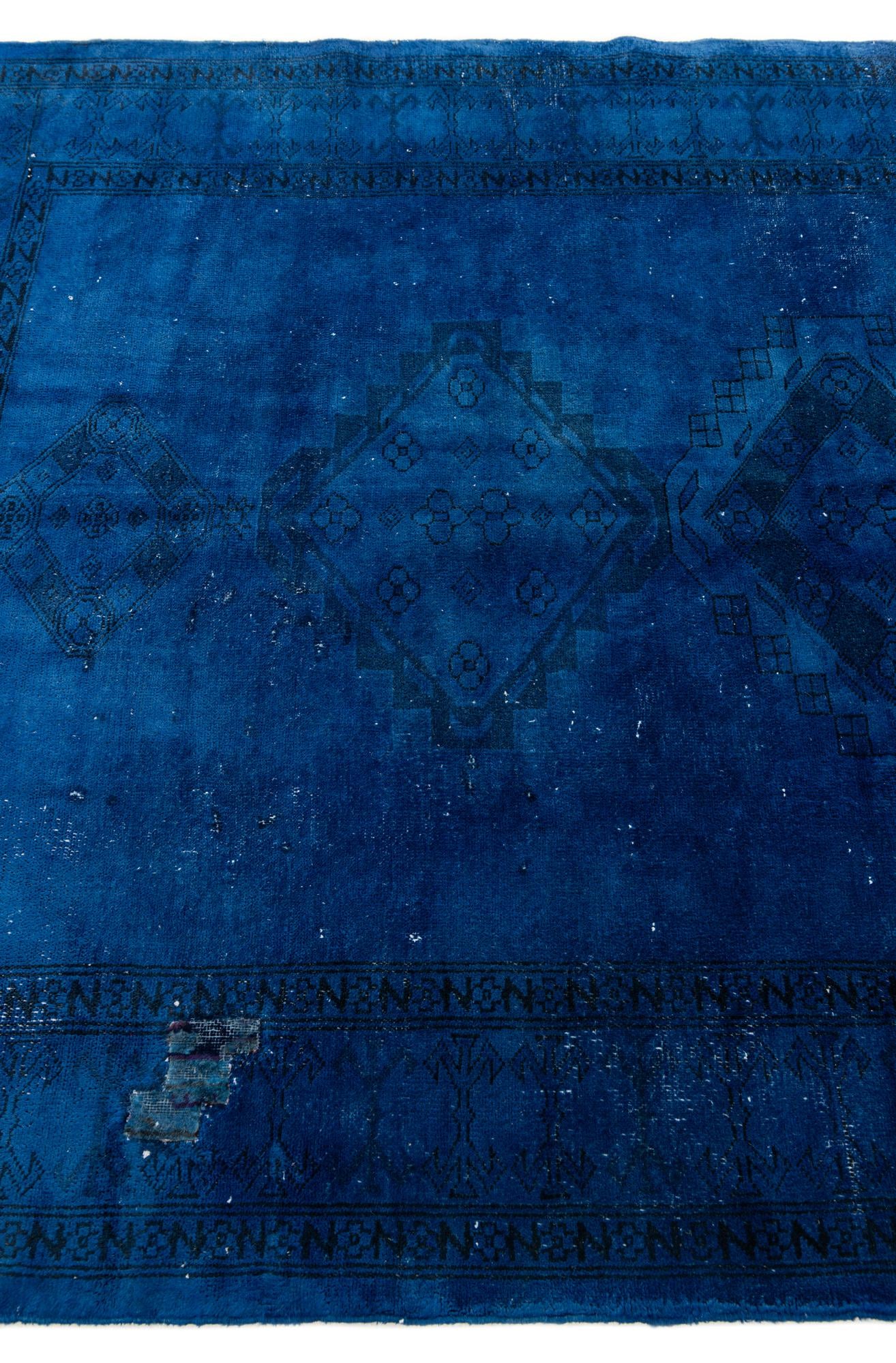 4' 3 x 6' 2 Hand Knotted Ultra Vintage Persian Wool Rug