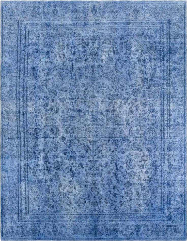 Detail image of 8' 8 x 11' 10 Hand Knotted Ultra Vintage Persian Wool Rug