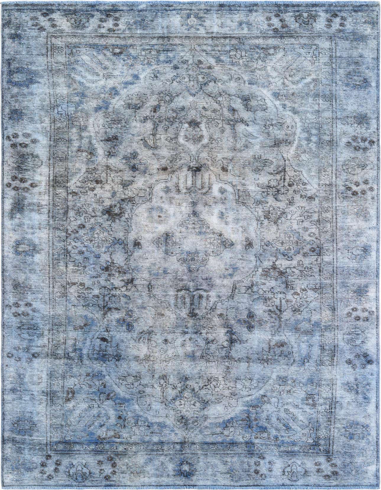 Primary image 6' x 9' 8  Hand Knotted Ultra Vintage Persian Wool Rug