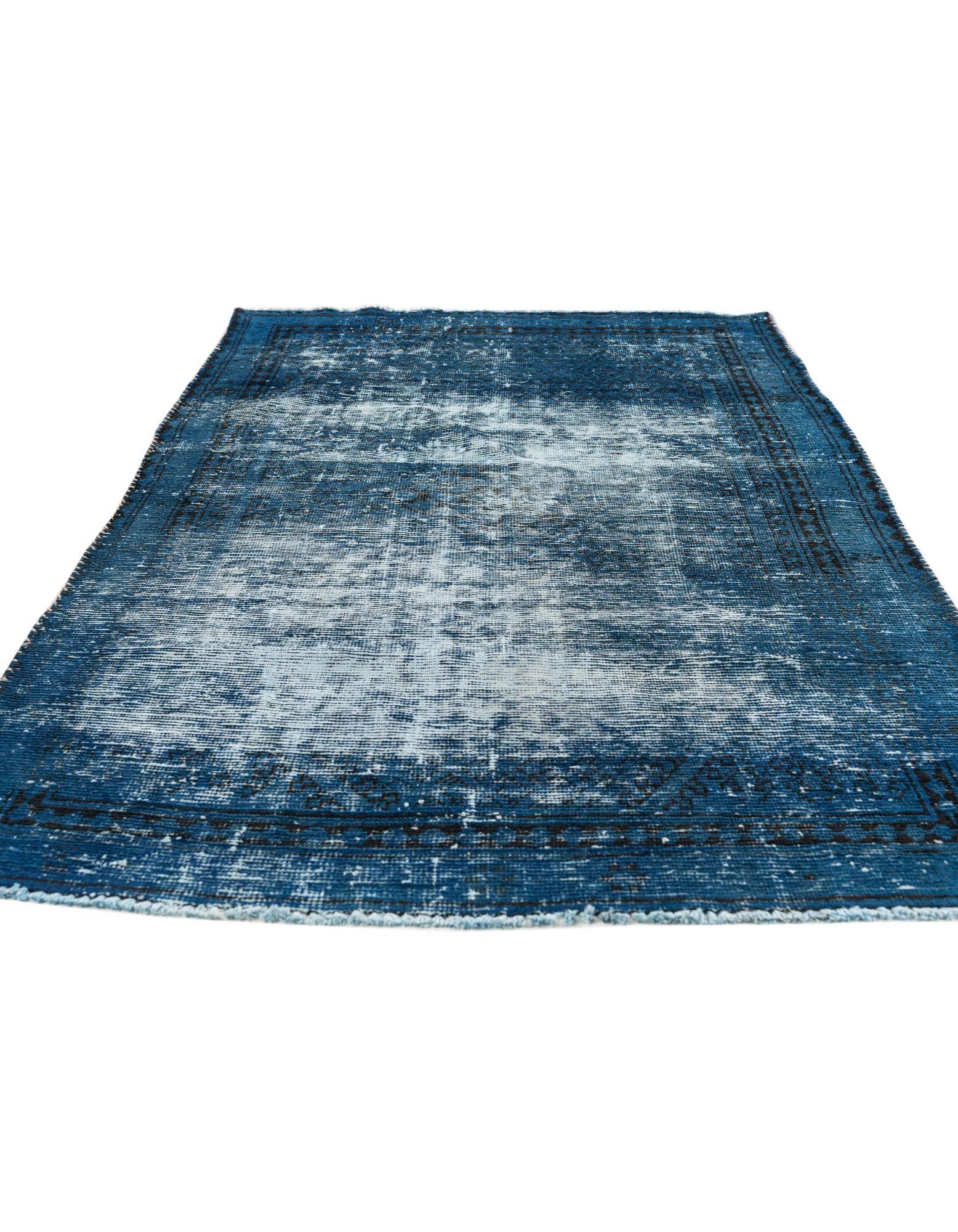 4' x 6' 7 Hand Knotted Ultra Vintage Wool Rug