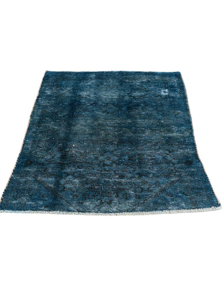 Detail image of 3' 5 x 4' 10  Hand Knotted Ultra Vintage Persian Wool Rug