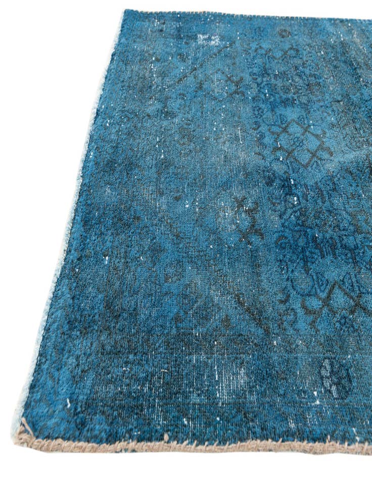 Detail image of 3' 5 x 4' 10  Hand Knotted Ultra Vintage Persian Wool Rug