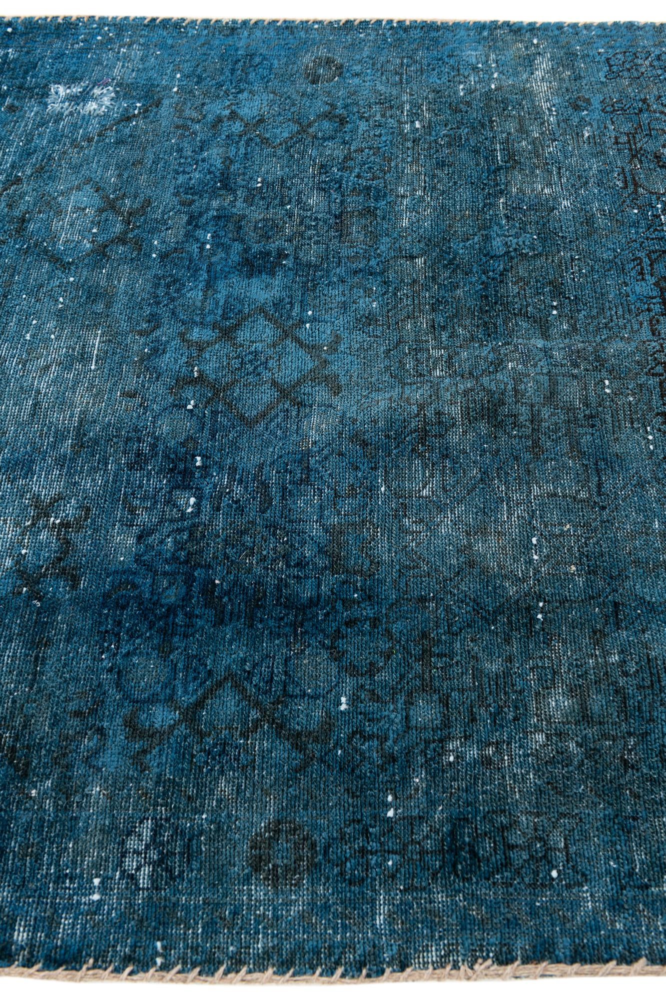 3' 5 x 4' 10 Hand Knotted Ultra Vintage Persian Wool Rug