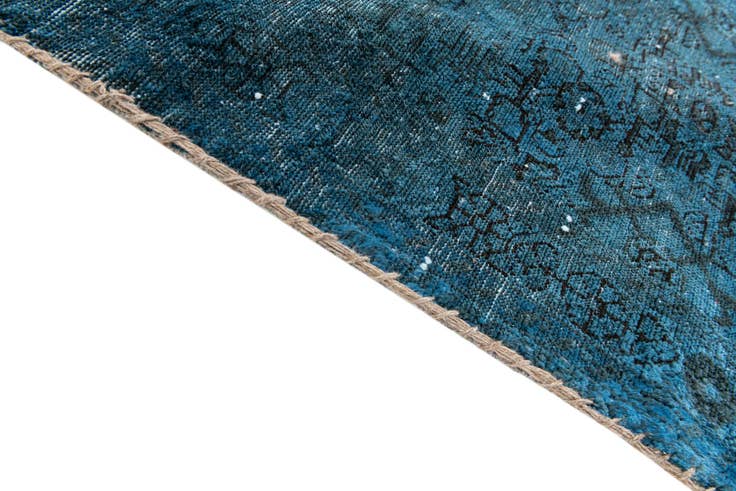 Detail image of 3' 5 x 4' 10 Hand Knotted Ultra Vintage Persian Wool Rug