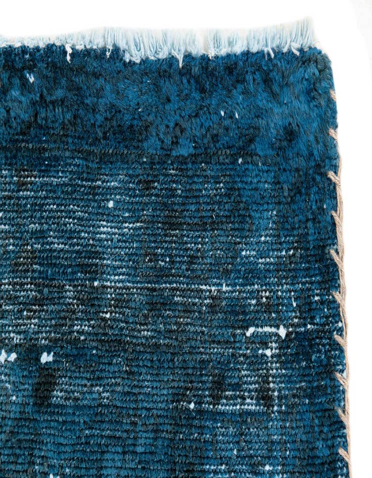 Detail image of 3' 5 x 4' 10  Hand Knotted Ultra Vintage Persian Wool Rug