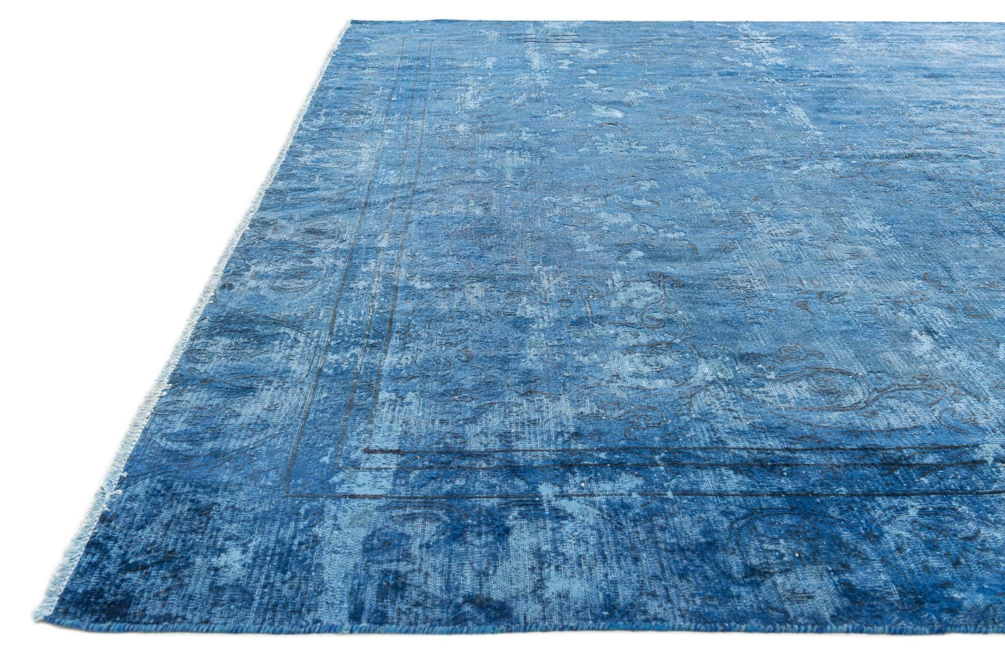 9' x 12' 1 Hand Knotted Ultra Vintage Persian Wool Rug