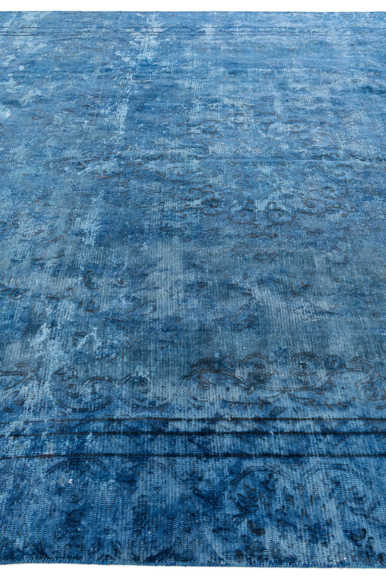 9' x 12' 1 Hand Knotted Ultra Vintage Persian Wool Rug