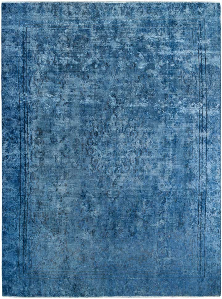 9' x 12' 1 Hand Knotted Ultra Vintage Persian Wool Rug