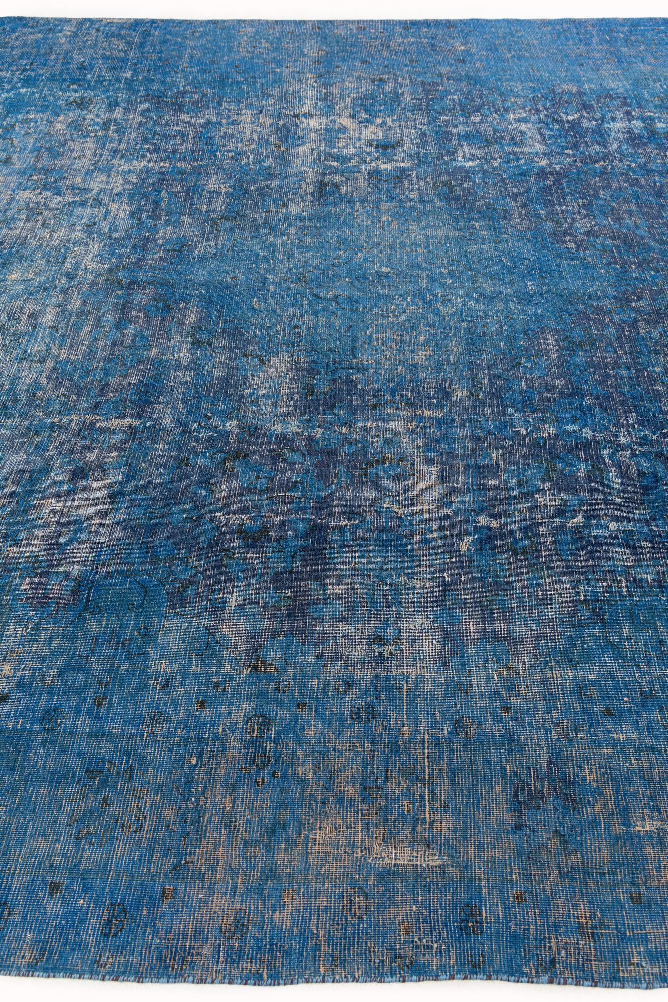 9' 4 x 11' 6 Hand Knotted Ultra Vintage Persian Wool Rug